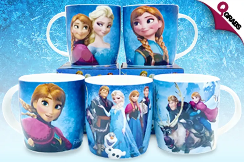 For QR19 Drink with Your Favorite Characters with Frozen-Themed Ceramic Mugs - Choose from 5 Cool Designs! (QR35 Value)